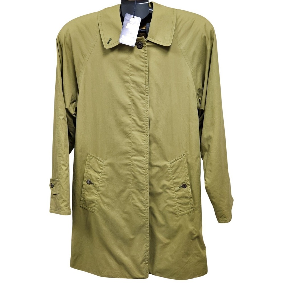 Burberrys' of London Vintage NWT Quilted Wool Olive/Army Green Otterham Jacket